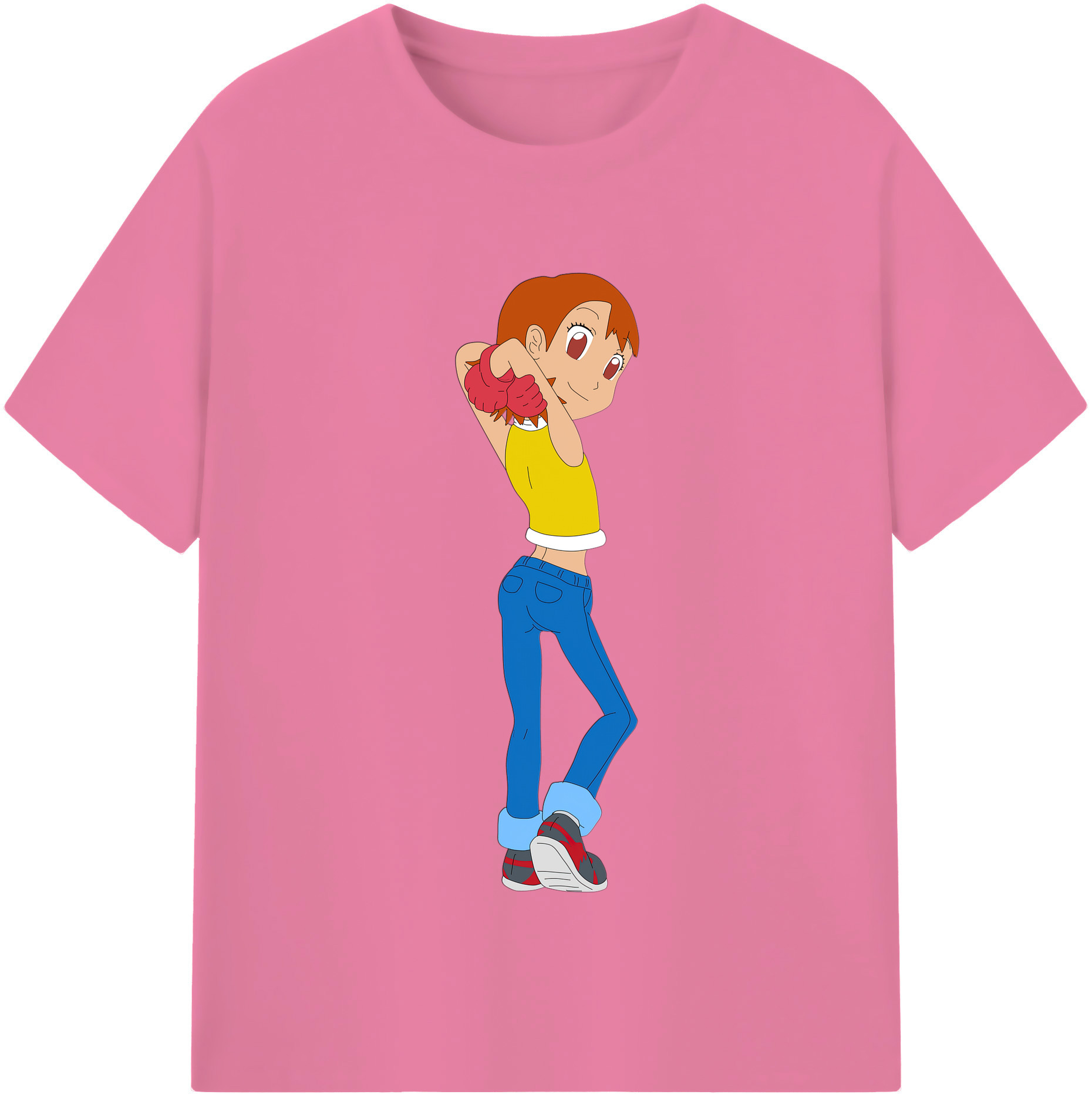 （画像用） Digimon デジタルモンスター/デジモン 綿100％半袖Tシャツ（フロントプリント）